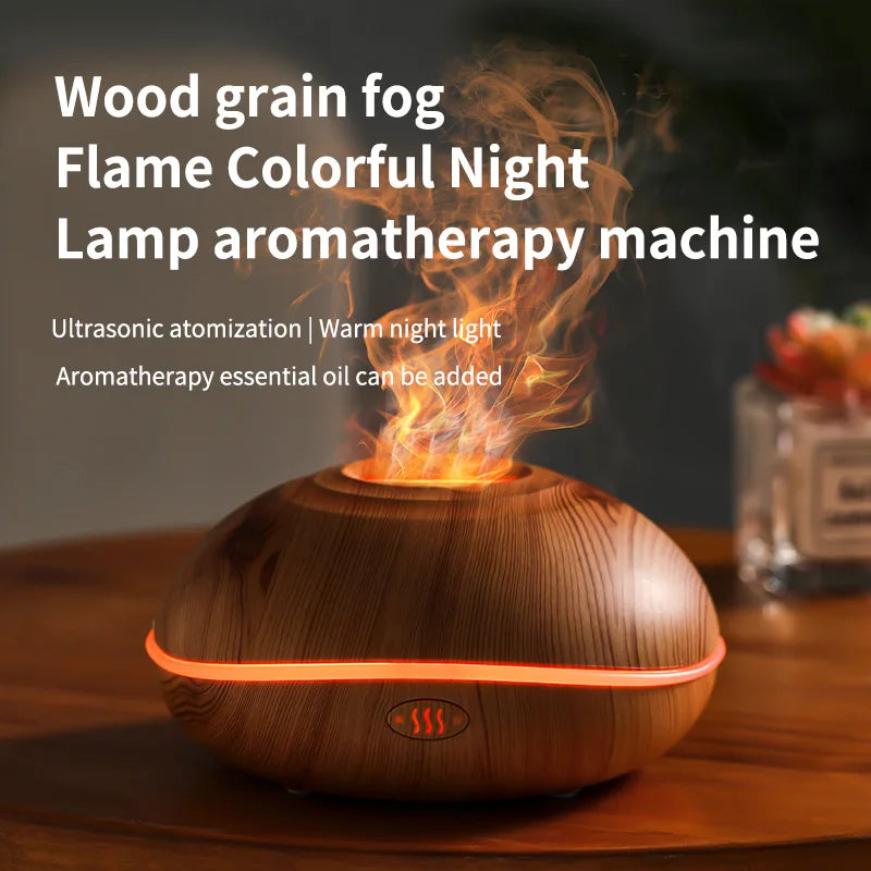 Aroma Humidifier flame/ Can Add Essential Oils