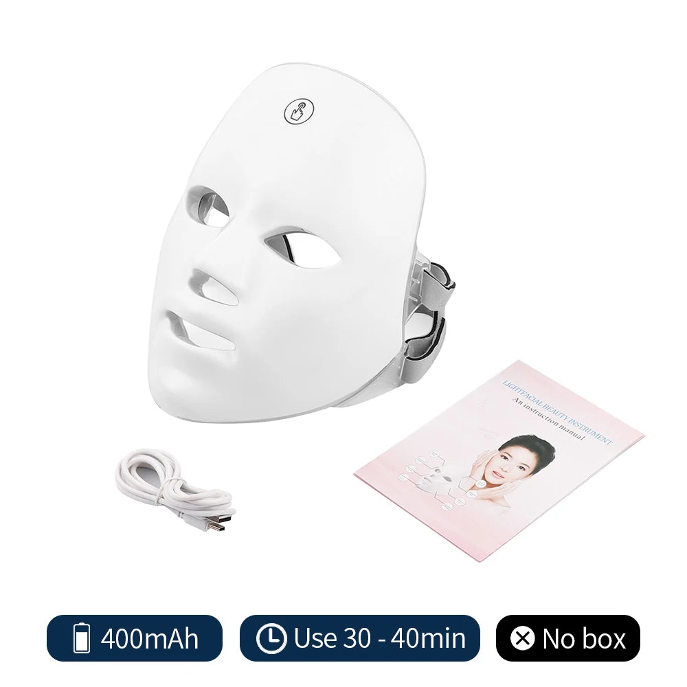 Rechargeable LED Facial Mask/ 7 Colors