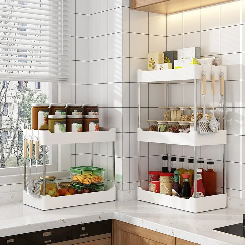 Multi-Functional Countertop Seasoning Storage Rack