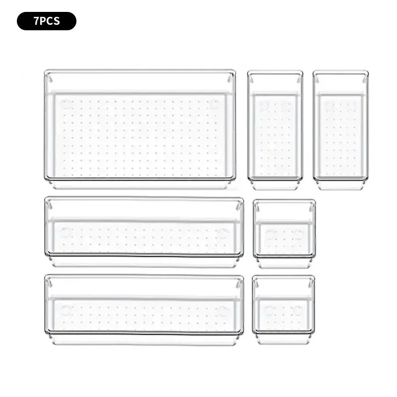 7/14 Pcs Drawer Organizer Set