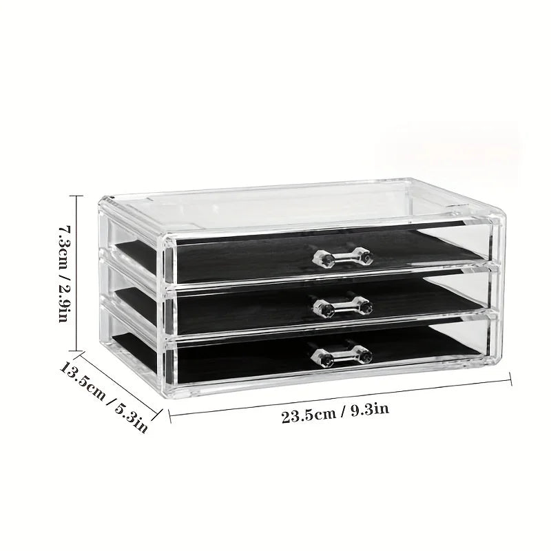 3/5 Layer Acrylic Office Organizer Drawer for Desk