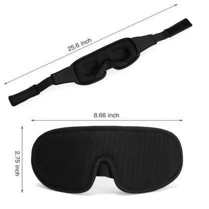 3D Sleeping Mask, Blocks Out Light, Soft Padded