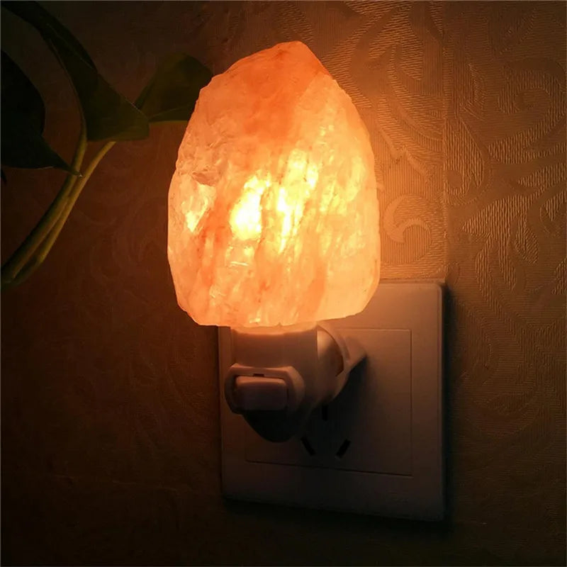 Himalayan Salt Lamp — Warm Glow Night Light for Calm & Wellness