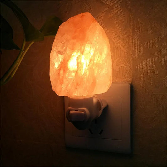 Himalayan Salt Lamp — Warm Glow Night Light for Calm & Wellness