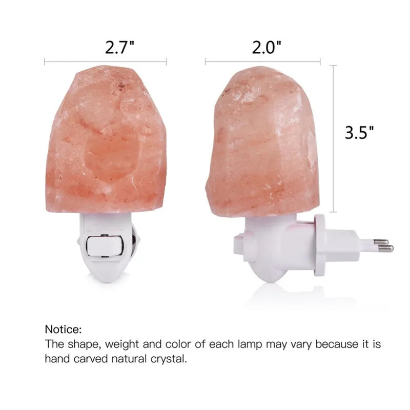 Himalayan Salt Lamp — Warm Glow Night Light for Calm & Wellness