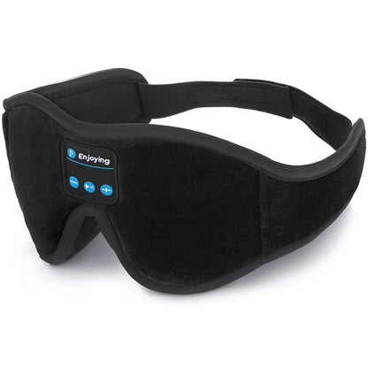 Bluetooth 3D Eye Mask for Music Play, Headphones with Built-in HD Speaker