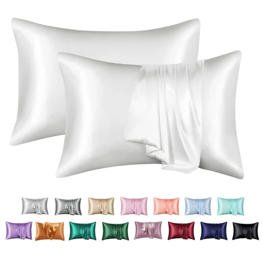 Luxury Nordic Silk Pillow Covers — Soft, Elegant Home Bedding Essentials
