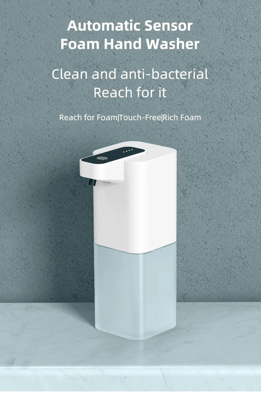 Touchless Automatic Foam Soap Dispenser — Infrared Sensor, USB Rechargeable, for Bathroom & Kitchen