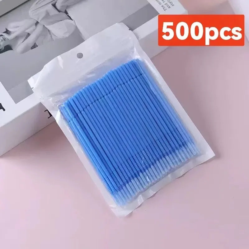 100Pcs Professional Disposable Eyelash Extension Micro Brush