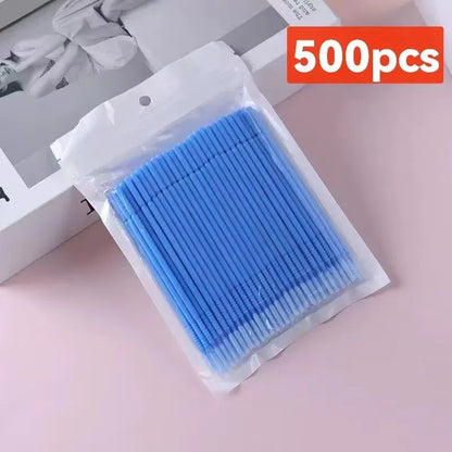 100Pcs Professional Disposable Eyelash Extension Micro Brush