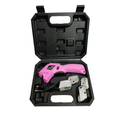 Cordless Electric Scissors Cardboard Cutter Rechargeable Electric Fabric Scissors Cutter With Box For Leather Carboard Carpet