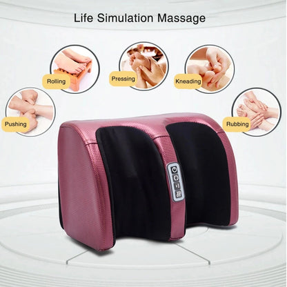 Electric Shiatsu Foot & Calf Massager — Deep Tissue Kneading with Heat