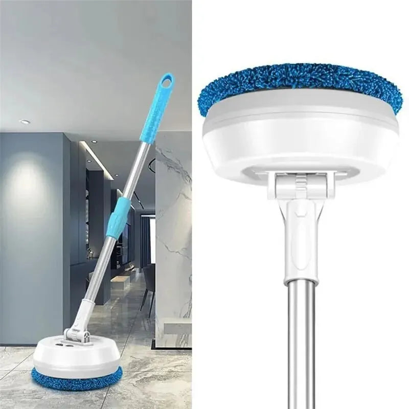 Wireless Electric Spin Mop — 2-in-1 Wet & Dry, Telescopic Handle, USB Rechargeable