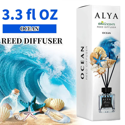 3.3oz Reed Diffuser Set — 14 Scents with Essential Oil & Incense Sticks | Long-Lasting Home Fragrance