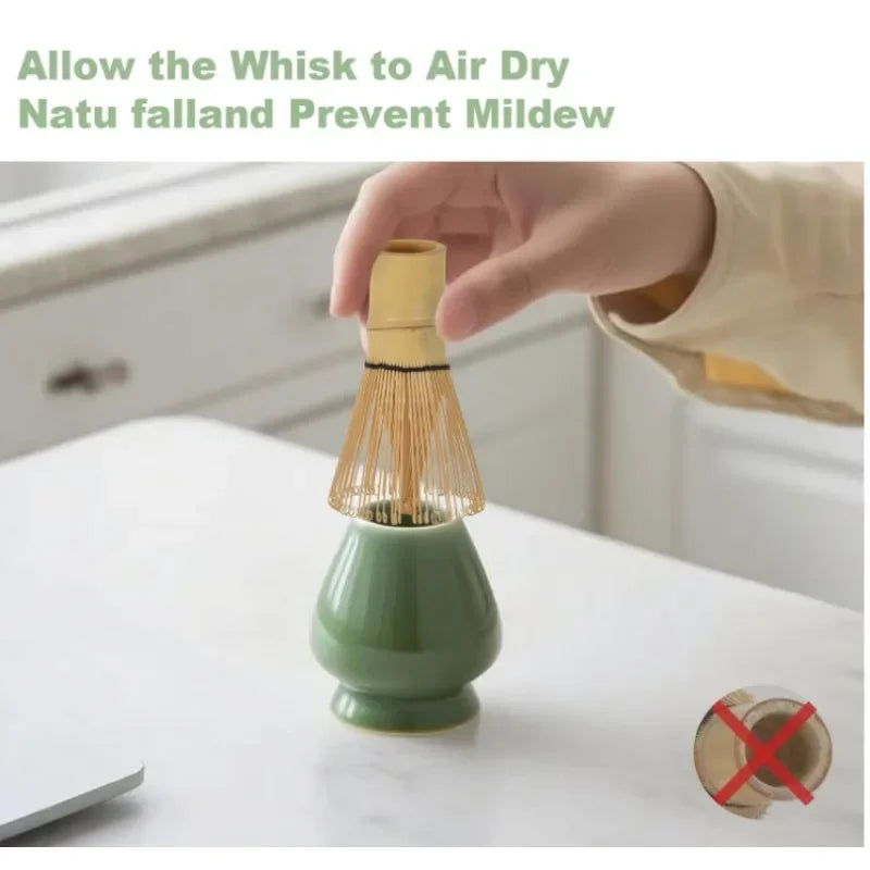 Handcrafted Organic Traditional Japanese Matcha Whisk for Authentic Tea