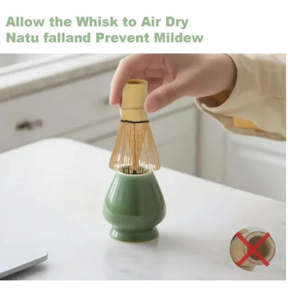 Handcrafted Organic Traditional Japanese Matcha Whisk for Authentic Tea