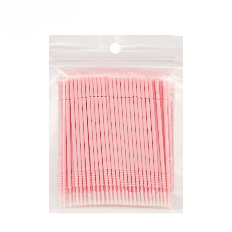 100Pcs Professional Disposable Eyelash Extension Micro Brush