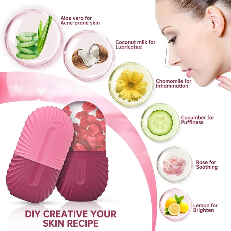 Silicone Ice Facial Roller Mold — Pore Tightening & Depuffing Eye Roller