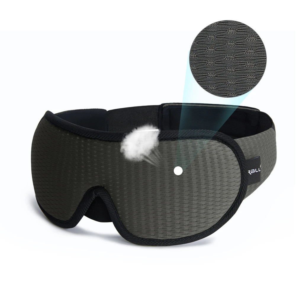 3D Sleeping Mask, Blocks Out Light, Soft Padded