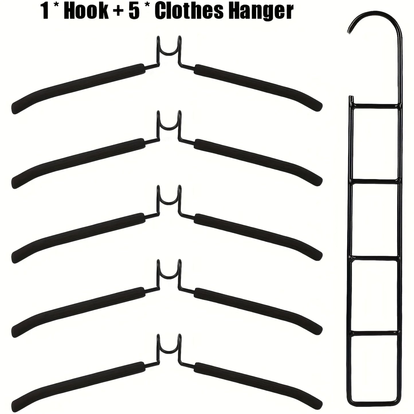 5 Multi-Layer Space-Saving Hangers