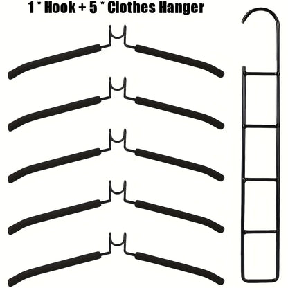 5 Multi-Layer Space-Saving Hangers