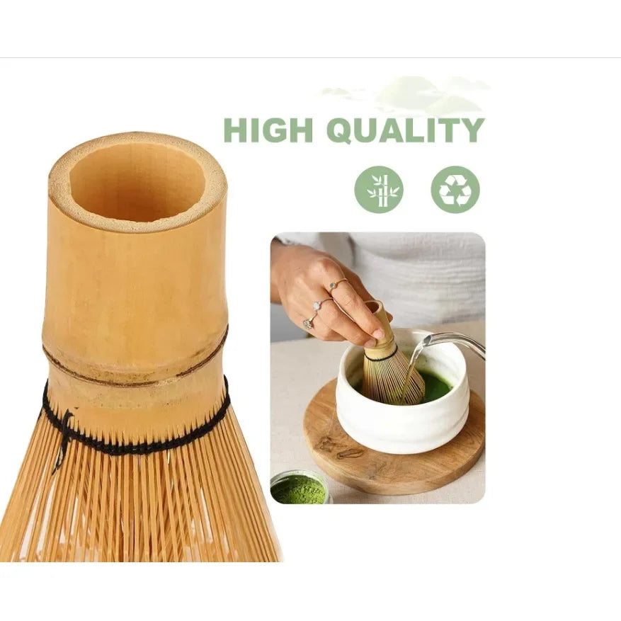 Handcrafted Organic Traditional Japanese Matcha Whisk for Authentic Tea