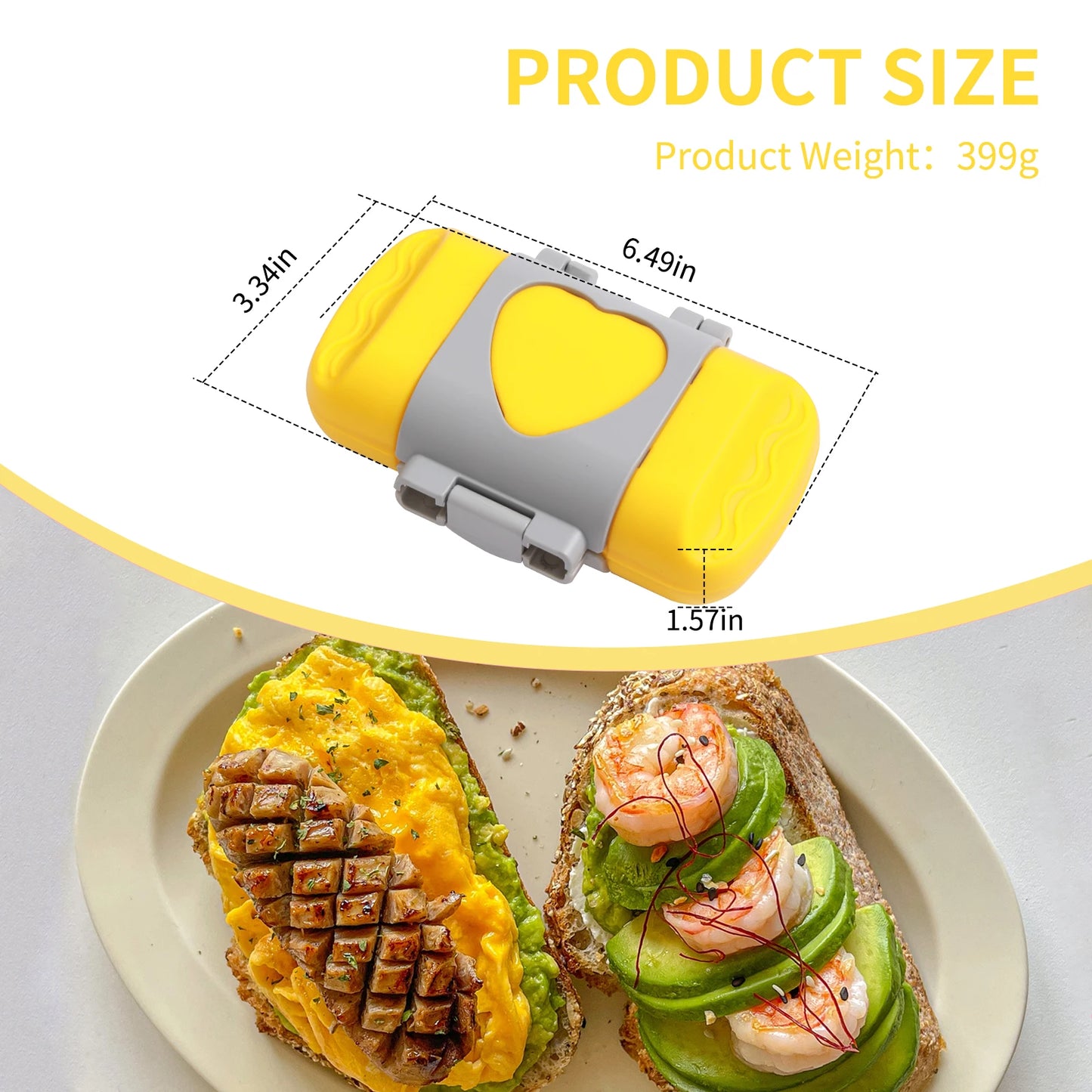 Microwave Toastie & Sandwich Maker — Silicone Non-Stick Grill with Heatwave Technology