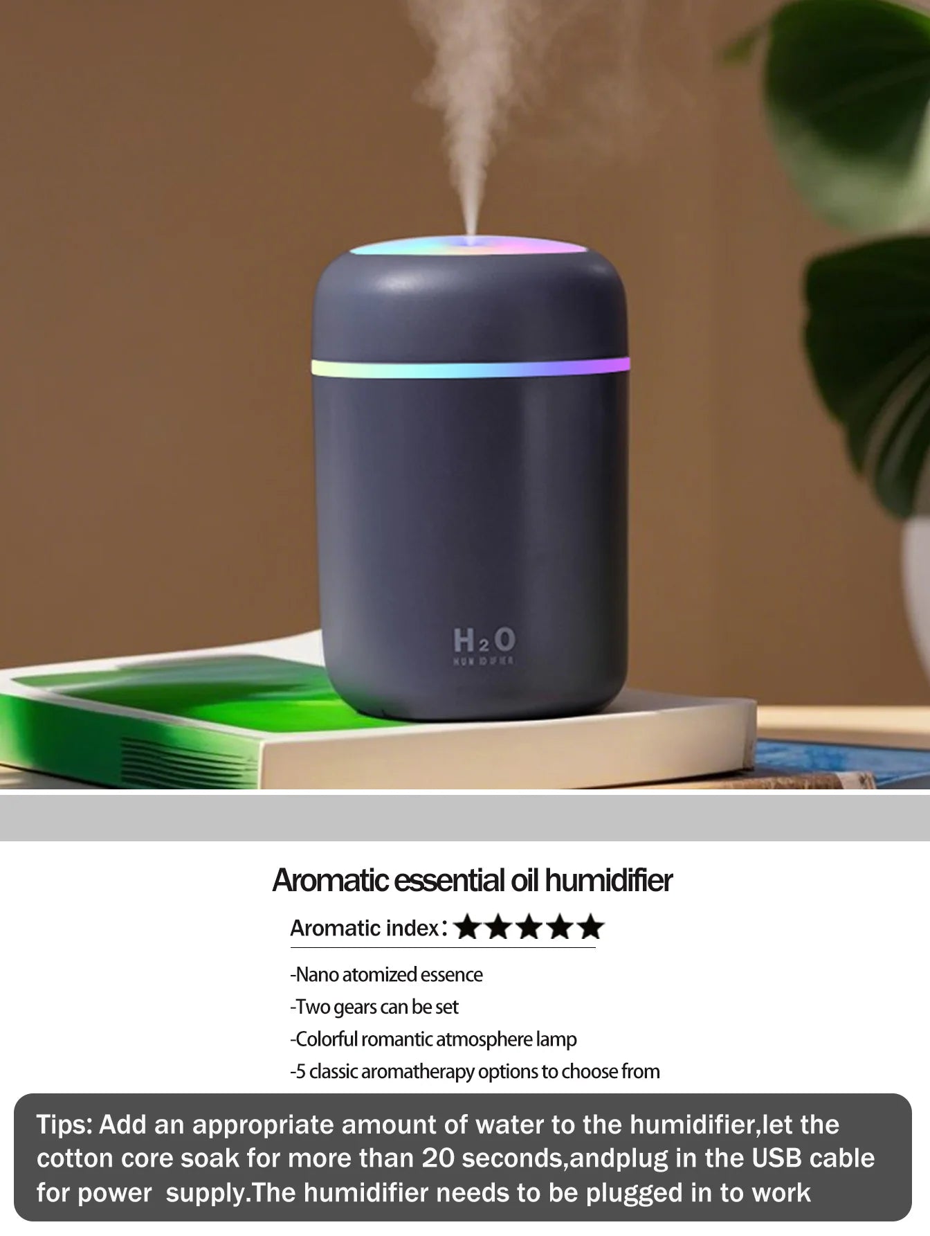 300ml Aromatherapy Diffuser And Humidifier