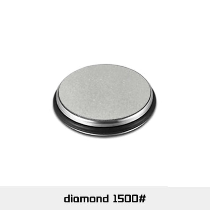 Rolling Knife Sharpener — Double-Sided Diamond Stone with 15°/20° Magnetic Angle Guide