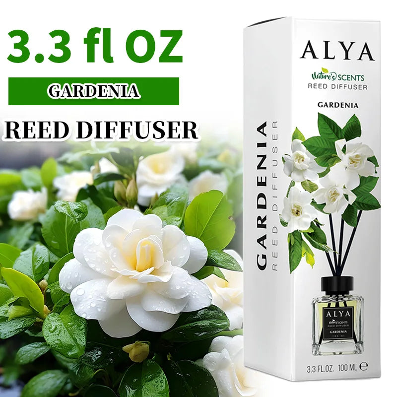 3.3oz Reed Diffuser Set — 14 Scents with Essential Oil & Incense Sticks | Long-Lasting Home Fragrance