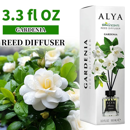 3.3oz Reed Diffuser Set — 14 Scents with Essential Oil & Incense Sticks | Long-Lasting Home Fragrance