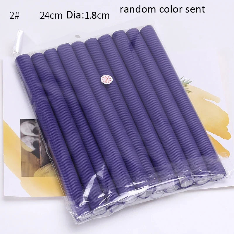 10pcs Flexi Rod Styling Tools/ No Heat