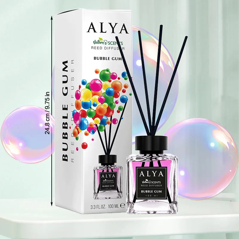 3.3oz Reed Diffuser Set — 14 Scents with Essential Oil & Incense Sticks | Long-Lasting Home Fragrance