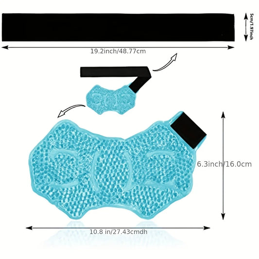 Ankle & Foot Therapy Ice Pack — Hot & Cold Relief with Adjustable Stand
