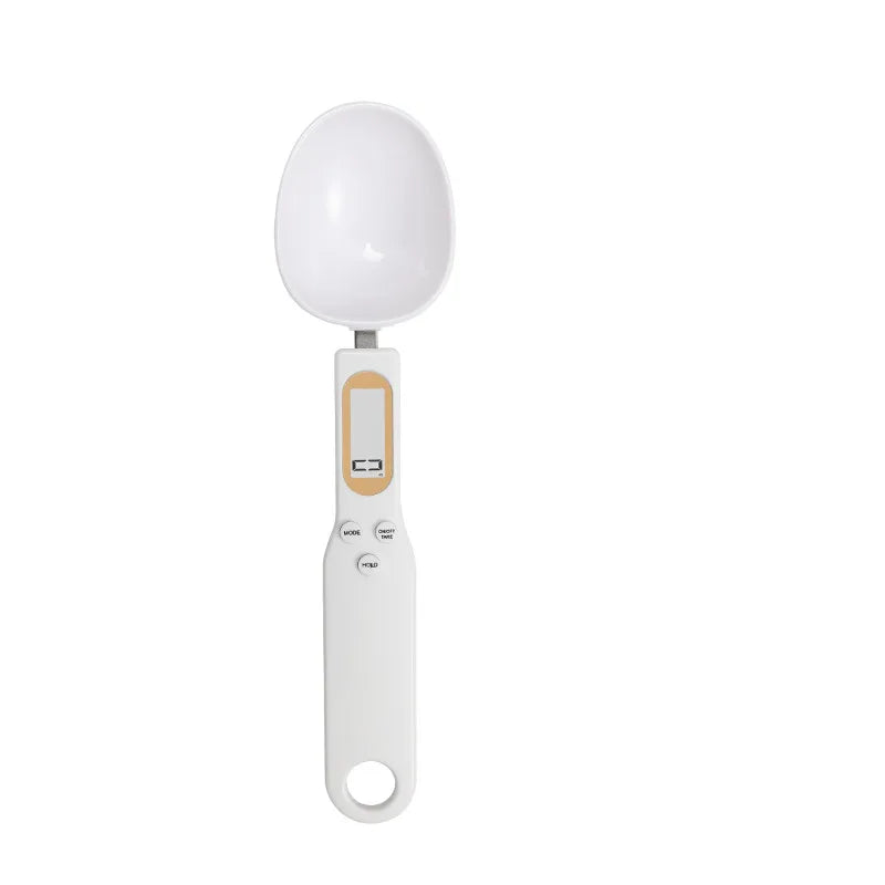 Digital Kitchen Scale Spoon — Portable LCD Food Measuring Scale, 500g / 0.1g