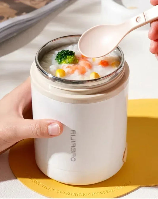 600ml USB Electric Lunch Box — Stainless Steel Food Warmer, 5V/12V/24V