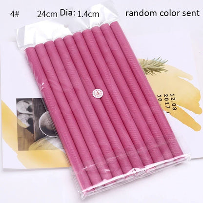10pcs Flexi Rod Styling Tools/ No Heat