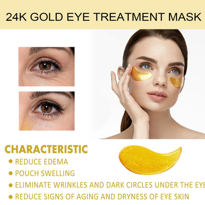 24k Gold Under Eye Patches 60pcs