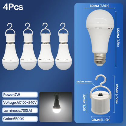 LED Rechargeable Light Bulb