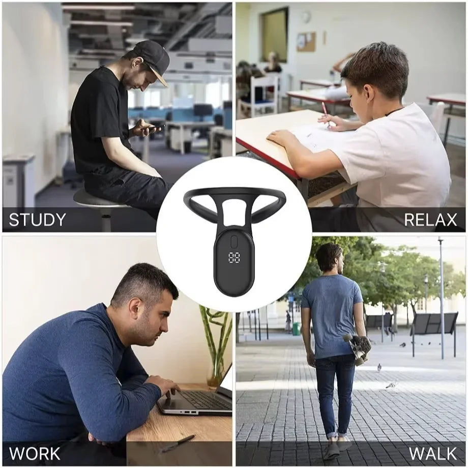 Smart Posture Corrector, Micro Vibration Posture Training Reminder
