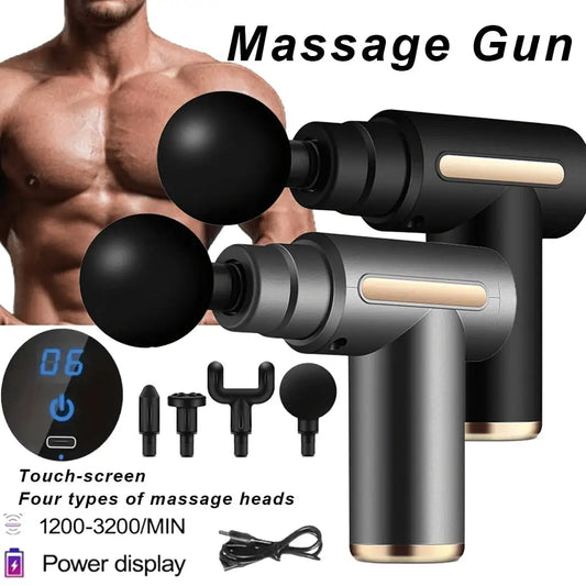 Mini Portable Massage Gun — Full Body Percussion Therapy, Type-C Rechargeable