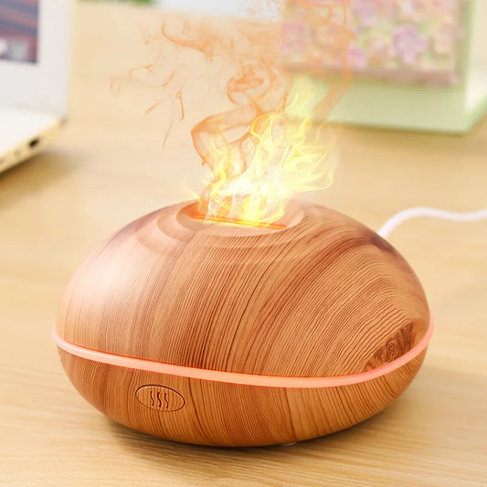 Aroma Humidifier flame/ Can Add Essential Oils