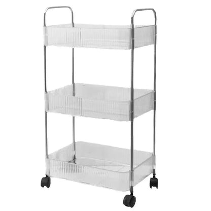 Multi-Layer Mobile Storage Shelf with Wheels Multi-Layers