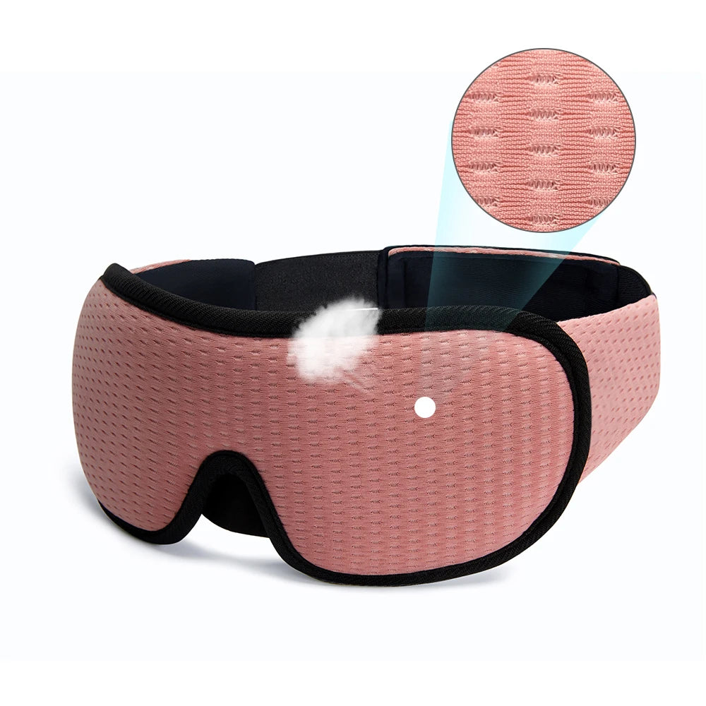 3D Sleeping Mask, Blocks Out Light, Soft Padded