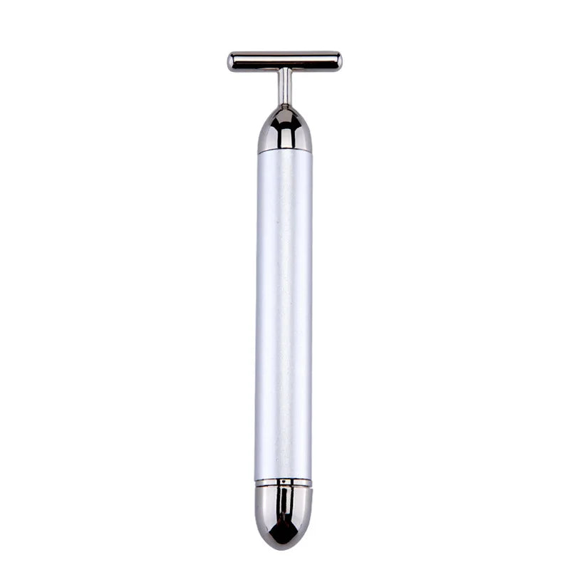 24K Gold Face Lift Vibration Massager — T-Bar Facial Slimming Stick