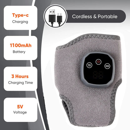 Electric Heat And Vibration Ankle/ Wrist Massager Hot Compress Therapy