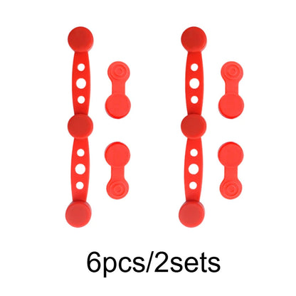 Magnetic Silicone Air Fryer Clips — Non-Stick Parchment Fasteners, Set of 6