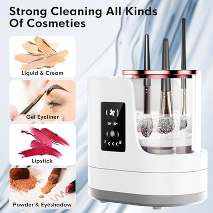 Electric Makeup Brush Cleaner & Dryer — Deep Clean in Seconds