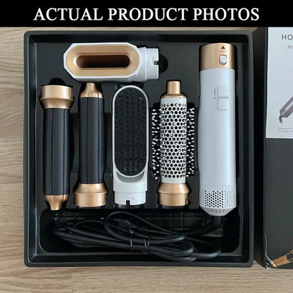 5 in 1 Professional Hair Dryer / Curling Iron Hair Styling Tool