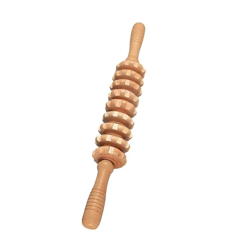 Wooden Lymphatic Drainage Massager Kit — Maderoterapia Body Contouring Set